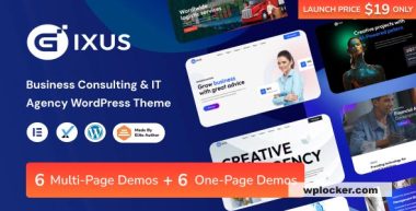 Gixus v2.8 – Business Consulting & IT Agency WordPress