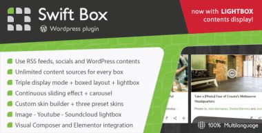 Swift Box v2.13.0 – WordPress Contents Slider and Viewer