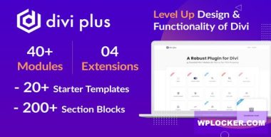 Divi Plus v2.0.1 – 50+ Powerful Modules for Divi Theme