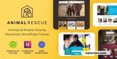 Animal Rescue v1.2.2 – Shelter Charity WordPress Theme