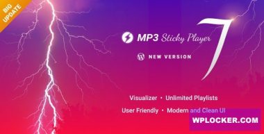 MP3 Sticky Player v9.0 – WordPress Plugin