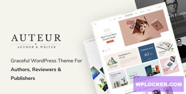 Auteur v8.7 – WordPress Theme for Authors and Publishers