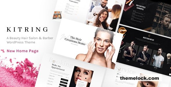 Kitring v2.8 – A Beauty & Hair Salon WordPress Theme