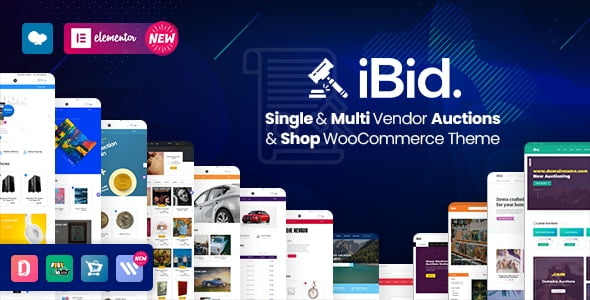 iBid v3.5.7 – Multi Vendor Auctions WooCommerce Theme
