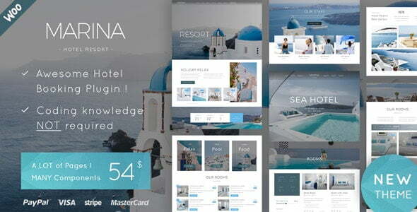 Marina v2.3 – Hotel & Resort WordPress Theme