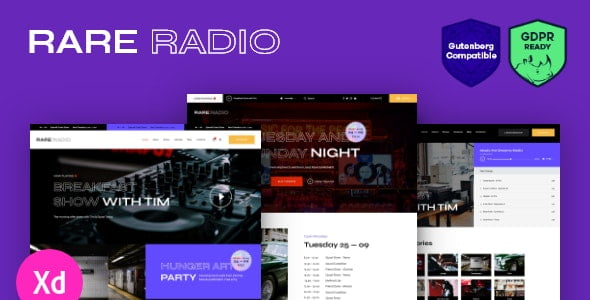 Rare Radio v1.0.9 – Online Music Radio Station & Podcast WordPress Theme