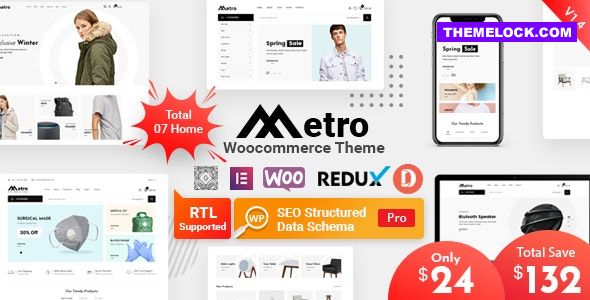 Metro v2.3 – Minimal WooCommerce WordPress Theme