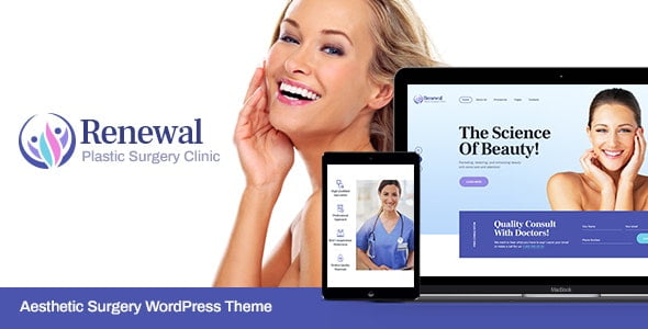 Renewal v1.0.8 – Plastic Surgery Clinic Medical WordPress Theme