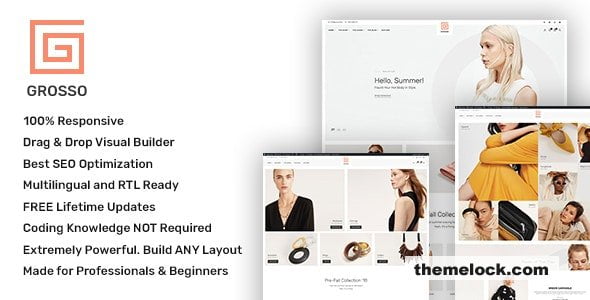 Grosso v1.8.6 – Modern WooCommerce theme for the Fashion Industry