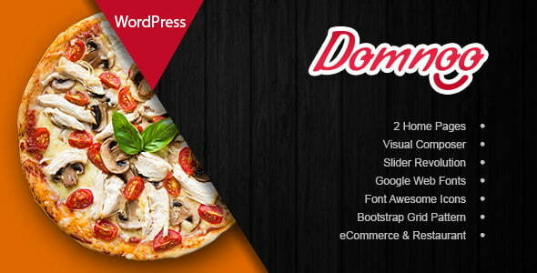 Domnoo v1.33 – Pizza & Restaurant WordPress Theme
