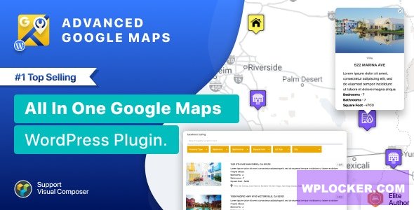 Advanced Google Maps Plugin for WordPress v5.7.1