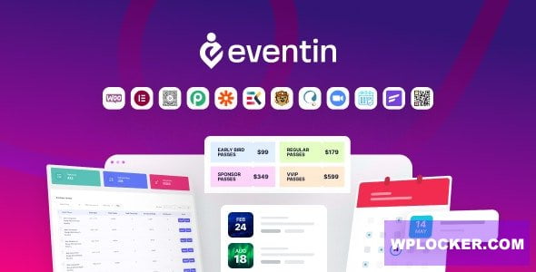 WP Eventin v3.3.38 – Events Manager & Tickets Selling Plugin for WooCommerce