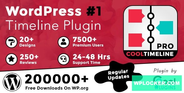Cool Timeline Pro v4.6.1 – WordPress Timeline Plugin