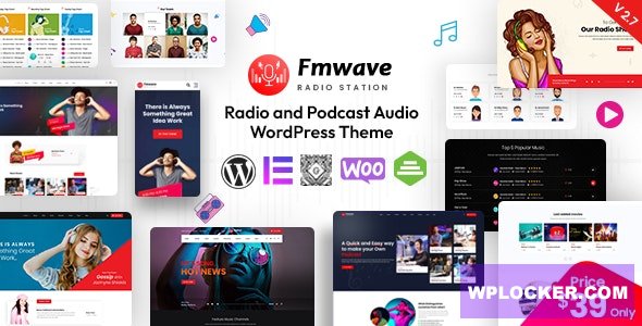 Fmwave v2.9.5 – Radio Station WordPress Theme + RTL