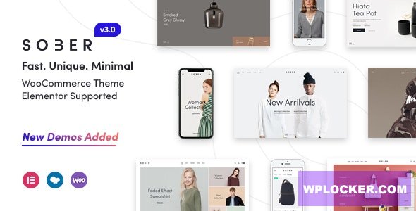 Sober v3.4.13 – WooCommerce WordPress Theme