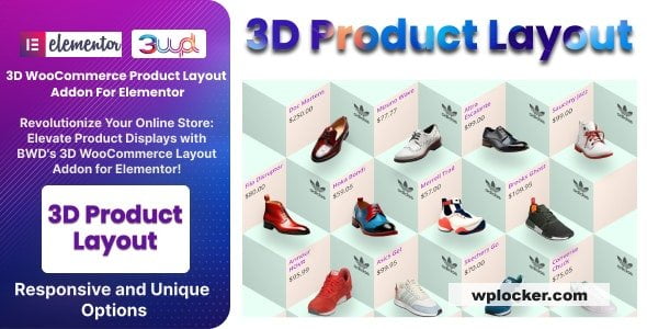 BWD 3D WooCommerce Product Layout Addon For Elementor v1.0