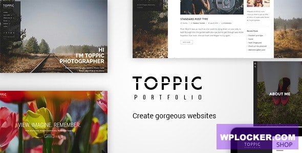 TopPic v4.3.2 – Portfolio Photography Theme