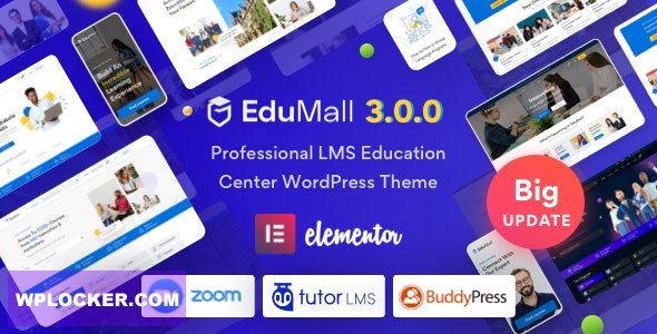 EduMall v3.8.0 – Professional LMS Education Center WordPress Theme