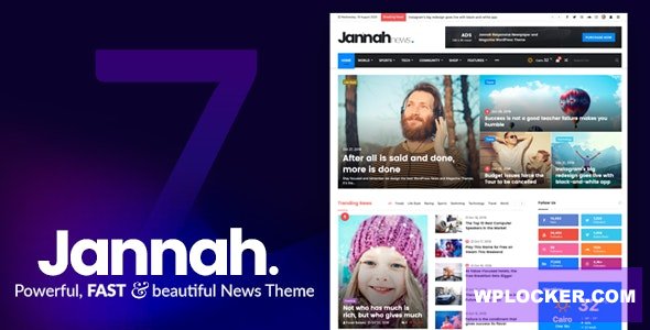 Jannah v7.1.3 – Newspaper Magazine News BuddyPress AMP  nulled