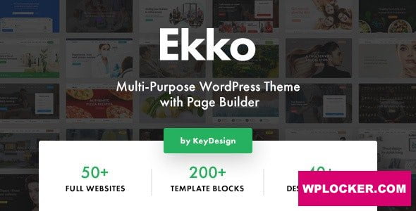 Ekko v4.4 – Multi-Purpose WordPress Theme with Page Builder  nulled