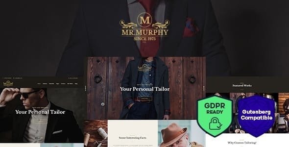 Mr. Murphy v1.2.8 – Custom Dress Tailoring Clothing WordPress Theme