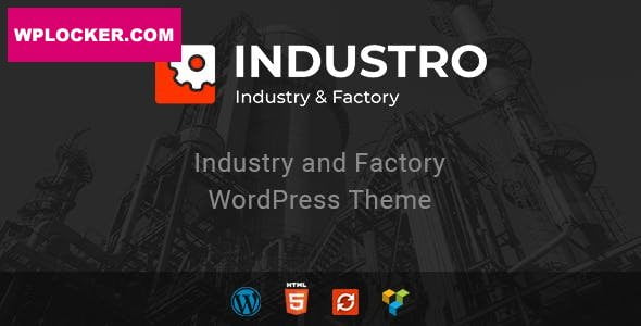 Industro v1.1.1 – Industry & Factory WordPress Theme