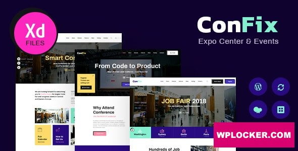 ConFix v1.0.9 – Expo & Events WordPress Theme
