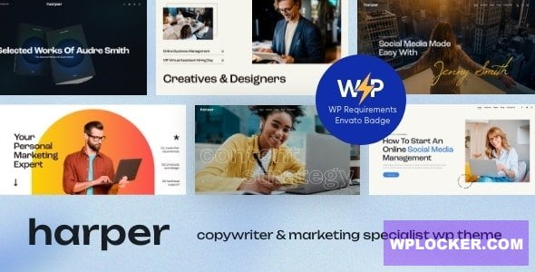 Harper v1.6 – Copywriter & Marketing Specialist WordPress Theme
