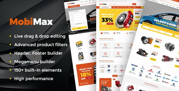 Mobimax v5.6 – Auto Parts WordPress Theme + WooCommerce Shop