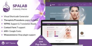 Spa Lab v5.9 – Beauty Salon WordPress Theme