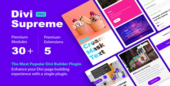 Divi Supreme Pro v4.9.91