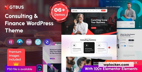 GTBUS v1.0 – Consulting & Finance WordPress Theme