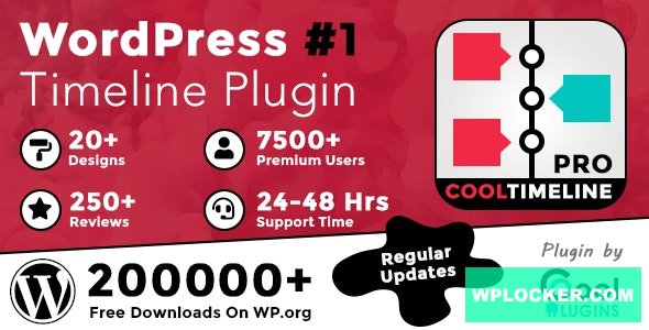 Cool Timeline Pro v4.6.2 – WordPress Timeline Plugin