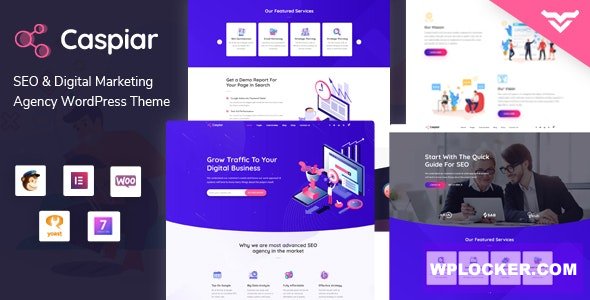 Caspiar v1.4 – Digital Marketing & Agency WordPress Theme