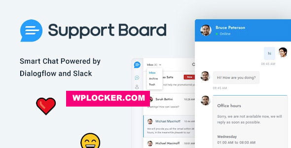 Support Board v3.7.0 – Chat WordPress Plugin – Chat & Support