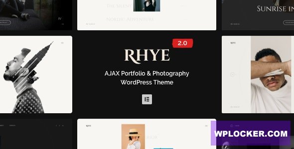 Rhye v3.4.9 – AJAX Portfolio WordPress Theme