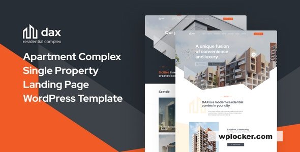 DAXX v1.0 – Apartment Complex WordPress Theme