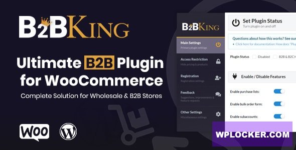 B2BKing v4.9.90 – The Ultimate WooCommerce B2B & Wholesale Plugin