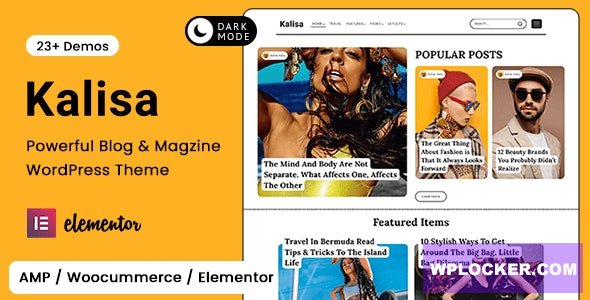 Kalisa v1.7 – Blog & Magazine WordPress Theme