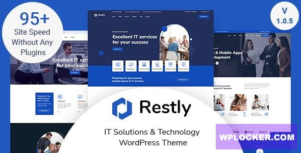 Restly v1.3.3 – IT Solutions & Technology WordPress Theme  nulled