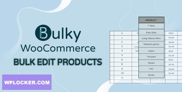 Bulky v1.2.9 – WooCommerce Bulk Edit Products, Orders, Coupons