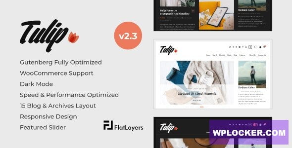 Tulip v2.4 – Responsive WordPress Blog Theme