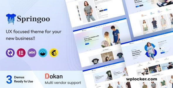 Springoo v1.0.4 – Fashion & T-shirt WooCommerce WordPress Theme