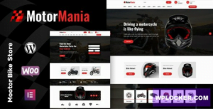 MotorMania v1.1.1 – Motorcycle Accessories WooCommerce Theme  nulled