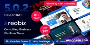 Reobiz v5.0.8 – Consulting Business WordPress Theme