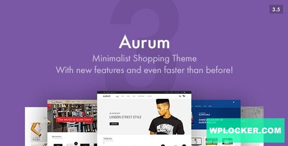 Aurum v3.30 – Minimalist Shopping Theme