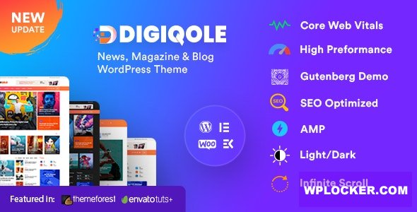 Digiqole v2.2.1 – News Magazine WordPress Theme