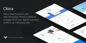 Obira v1.9.7 – SaaS Business & App Showcase WordPress Theme