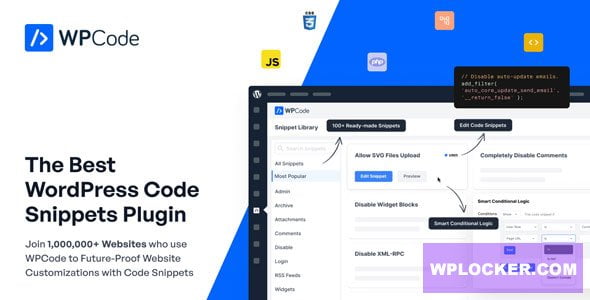 WPCode Pro v2.1.12 – The Best WordPress Code Snippets Plugin  nulled