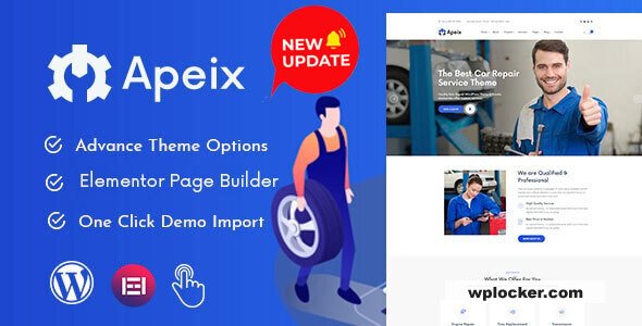 Apeix v2.0.1 – Car Repair Service & Auto Mechanic WordPress Theme